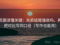 觅圈读懂关键：先抓结尾强收吗，再把对比写同口径（写作也能用）